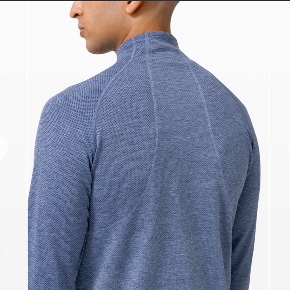 lululemon Metal Vent Tech 1/2 Zip 2.0 Tempest Blue Medium - Picture 3 of 16